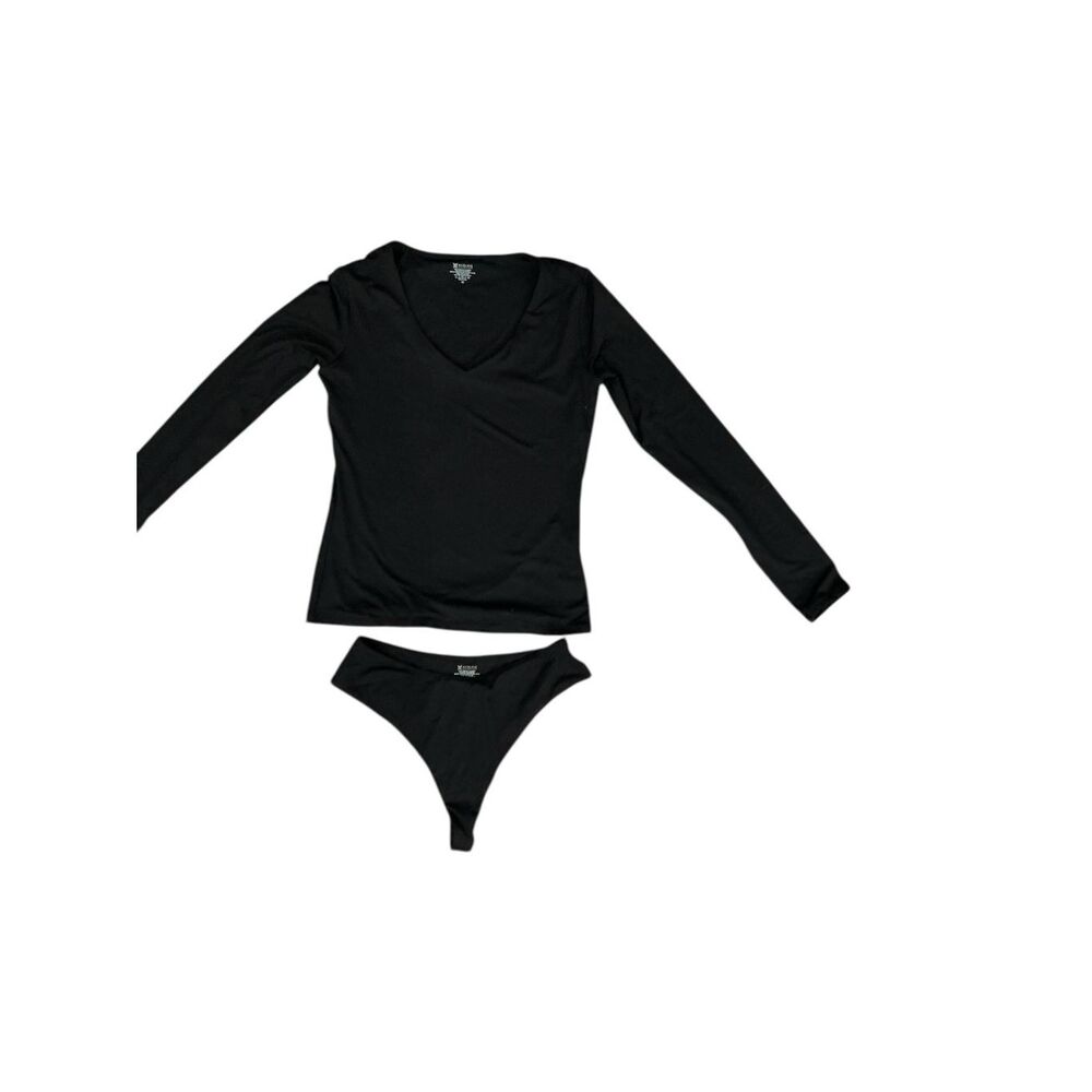 Avid Love Women's Size Medium Long Sleeve Top Shirt and Panties Outfit Set
